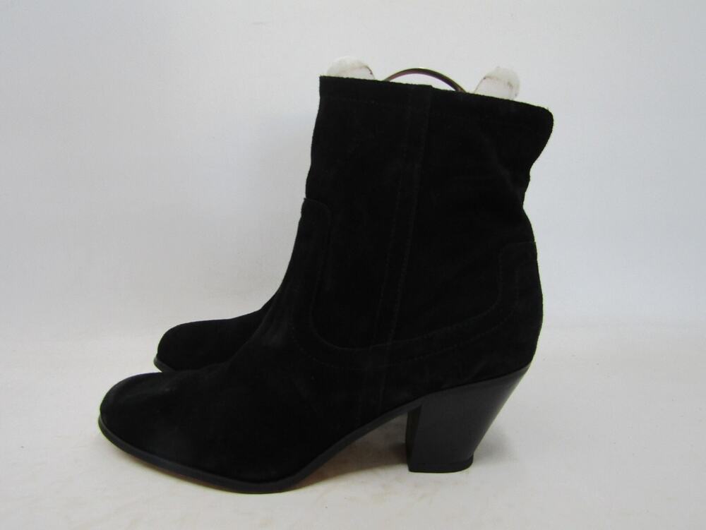 Corso Como Womens Size 11 M Black Suede Zip Fashion Ankle Boots